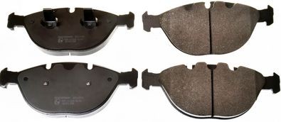 DENCKERMANN B111072 Brake pad set Front Axle, prepared for wear indicator, excl. wear warning contact