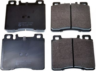 DENCKERMANN B111090 Brake pad set Front Axle, prepared for wear indicator, excl. wear warning contact