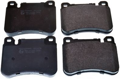 DENCKERMANN B111136 Brake pad set Front Axle, prepared for wear indicator, excl. wear warning contact