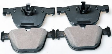 DENCKERMANN B111232 Brake pad set Rear Axle, prepared for wear indicator, excl. wear warning contact