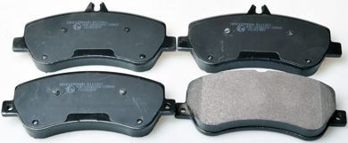 DENCKERMANN B111261 Brake pad set Front Axle, prepared for wear indicator, excl. wear warning contact