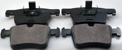 DENCKERMANN B111284 Brake pad set Front Axle, prepared for wear indicator, excl. wear warning contact
