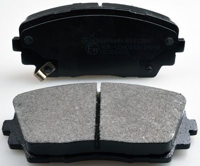 DENCKERMANN B111309 Brake pad set Front Axle, with acoustic wear warning