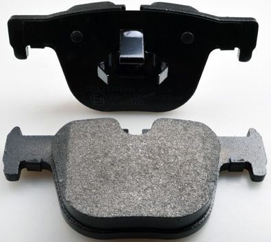 DENCKERMANN Rear Axle, prepared for wear indicator Height 1: 57,3mm, Height 2: 59,1mm, Width 2 [mm]: 123mm, Thickness: 17,3mm Brake pads B111320 buy