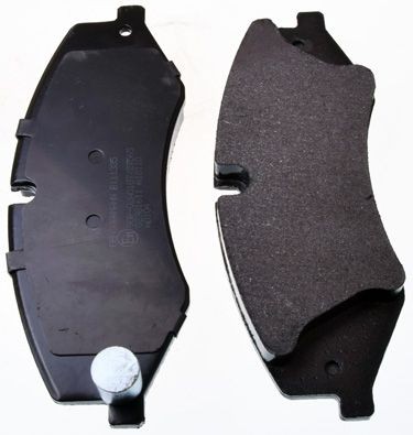 DENCKERMANN B111335 Brake pad set Front Axle, prepared for wear indicator, excl. wear warning contact