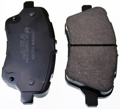 DENCKERMANN B111354 Brake pad set Front Axle, not prepared for wear indicator, excl. wear warning contact