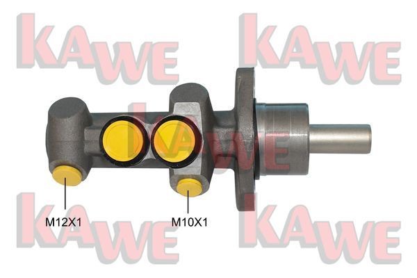 KAWE B1689 Brake master cylinder Piston Ø: 20,64 mm, Aluminium, 12 x 1 (1), 10 X 1 (1)