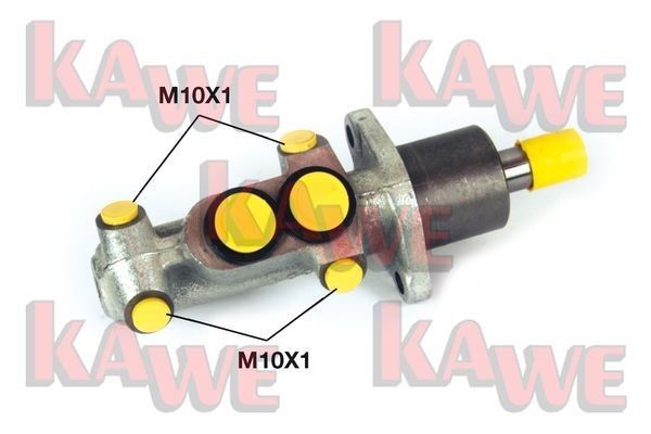 KAWE Piston Ø: 22,2 mm, Cast Iron, 10 X 1 (4) Master cylinder B1873 buy