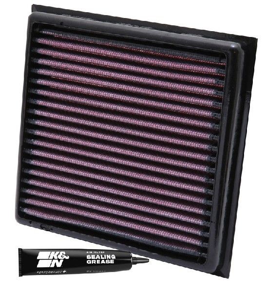 K&N Filters 17mm, 140mm, 159mm, Square, Long-life Filter Length: 159mm, Width: 140mm, Height: 17mm Engine air filter BA-1801 buy