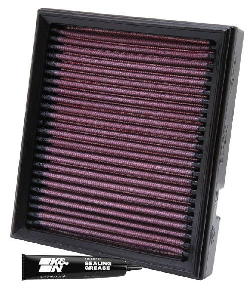 K&N Filters 24mm, 143mm, 160mm, Square, Long-life Filter Length: 160mm, Width: 143mm, Height: 24mm Engine air filter BA-2201 buy