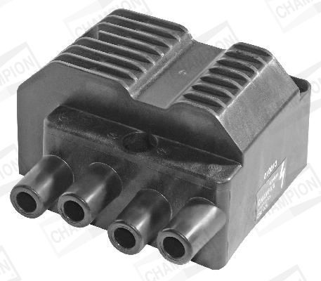 CHAMPION BAEA026E Ignition coil 4-pin connector, 12V, Sawtooth, with electronics, Number of connectors: 4, Connector Type, saw teeth, 16,5 cm