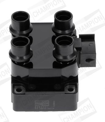 BAEA281 CHAMPION Coil pack FORD 3-pin connector, 12V, Buchse, System FORD, DIN, without electronics, Number of connectors: 4, Connector Type DIN, 10,5 cm