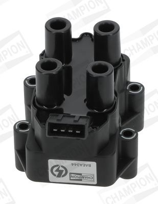 BAEA344 CHAMPION Coil pack OPEL 4-pin connector, 12V, Sawtooth, without electronics, Number of connectors: 4, Connector Type, saw teeth, 10,5 cm