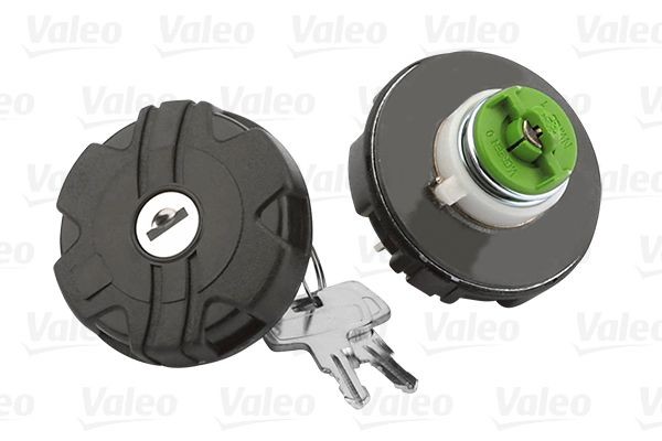 VALEO 247538 Fuel cap with key, black, with breather valve