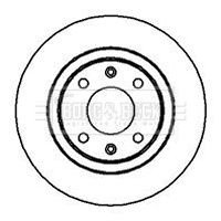 BORG & BECK 266x20,5mm, 4, Vented, Coated Ø: 266mm, Num. of holes: 4, Brake Disc Thickness: 20,5mm Brake rotor BBD4006 buy