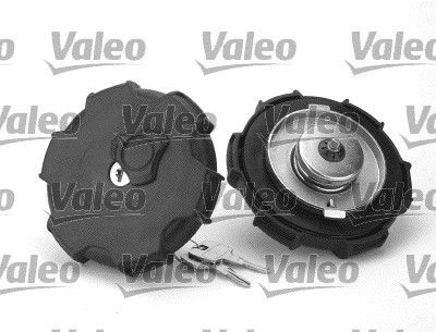 247703 VALEO Gas tank FORD 122 mm, with key, black, with breather valve