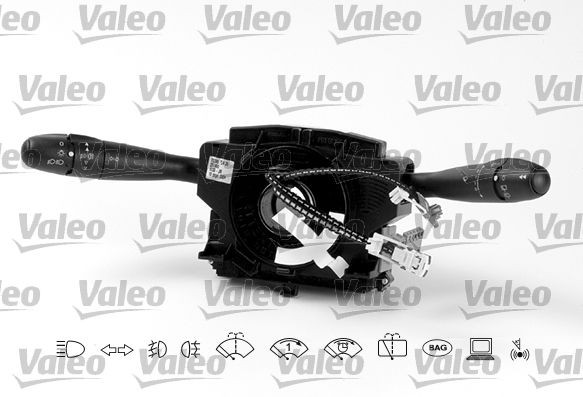 купете Превключвател на кормилната колона VALEO 251490 - Аксесоари на купето за допълнителен комфорт части онлайн