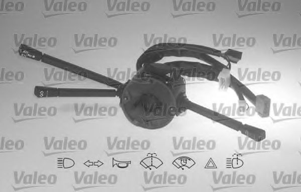 VALEO with light dimmer function, with indicator function, with klaxon, with dynamic function (direction indicator), with wash function, with wipe interval function, with wipe-wash function, without board computer function, with headlight flasher Steering Column Switch 251543 buy