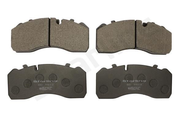 STARLINE prepared for wear indicator, with accessories Height 1: 93mm, Height: 92,5mm, Width: 210,7mm, Thickness: 30mm Brake pads BD T012 buy