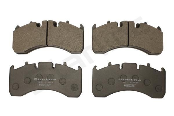 STARLINE BD T040 Brake pad set prepared for wear indicator, with accessories