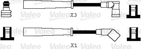 VALEO 346066 Plug leads Mazda Demio DW 1.5 16V 75 hp Petrol 2000 price