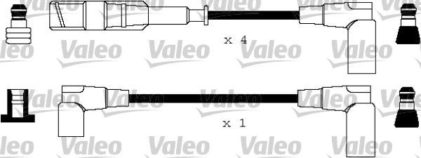 Original 346144 VALEO Ignition cable set MERCEDES-BENZ