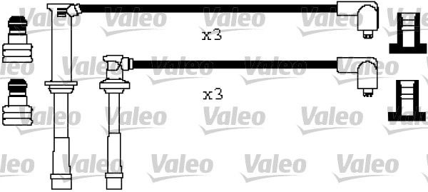 VALEO 346283 Ignition Cable Kit ZE3118140