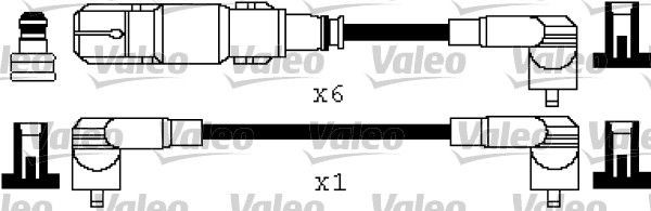 VALEO 346369 Ignition Cable Kit 021 905 409 B