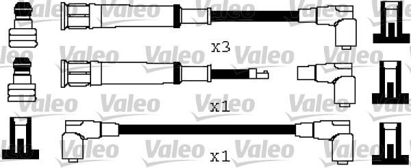 VALEO 346378 Ignition Cable Kit 12 12 1 734 098