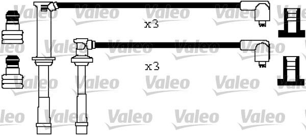 VALEO REACTIVE 346455 Ignition Cable Kit 3978090