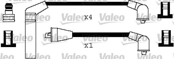 VALEO 346480 Ignition Cable Kit 2750124B10