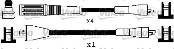 VALEO REACTIVE 346516 Ignition Cable Kit 4 451 729