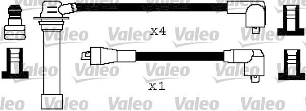 VALEO 346585 Ignition Cable Kit 8BG918140