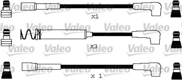 VALEO 346670 Ignition Cable Kit 90297570