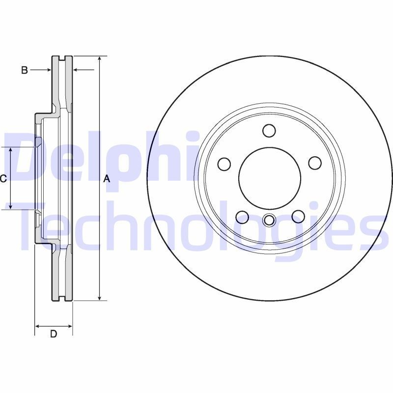 Audi A1 Wheel bearing 10763663 DELPHI BK1423 online buy