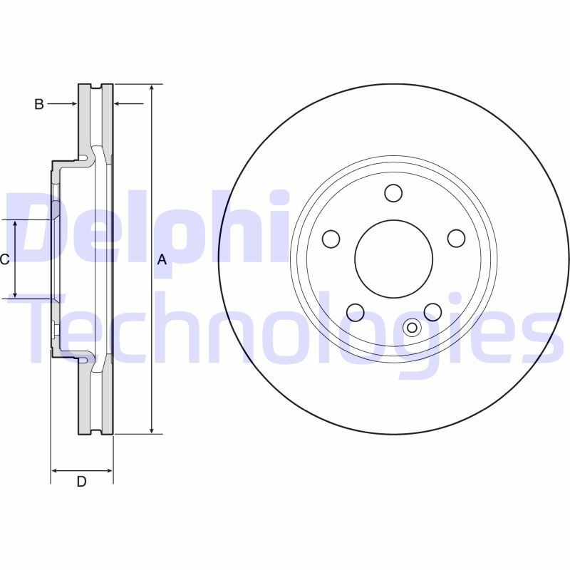 DELPHI without RPM sensor, without integrated wheel bearing, without ABS sensor ring, 143 mm Wheel hub bearing BK1443 buy