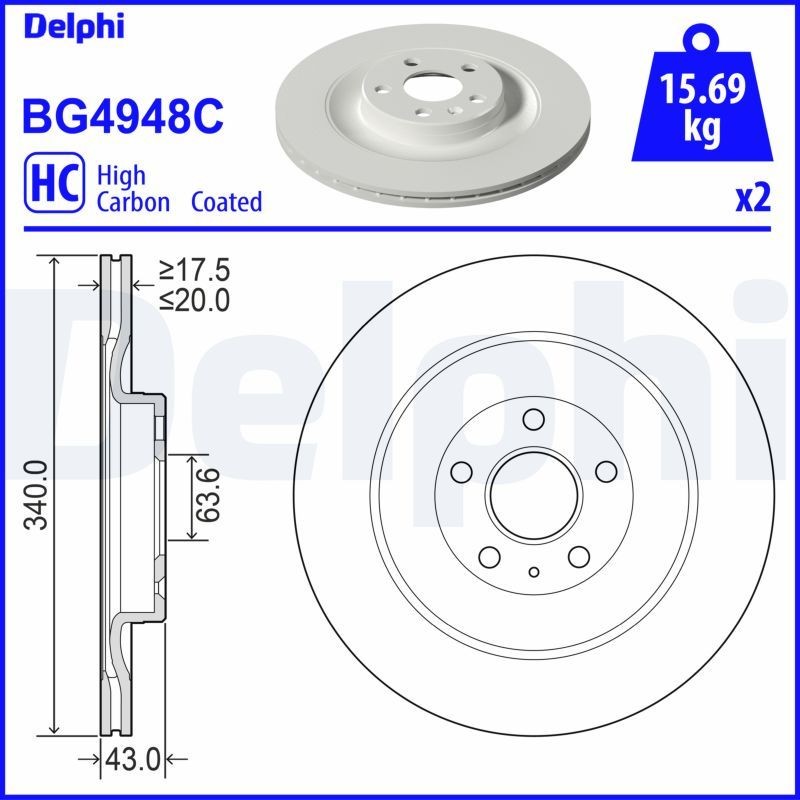 Fiat TIPO Wheel hub 10763794 DELPHI BK1529 online buy