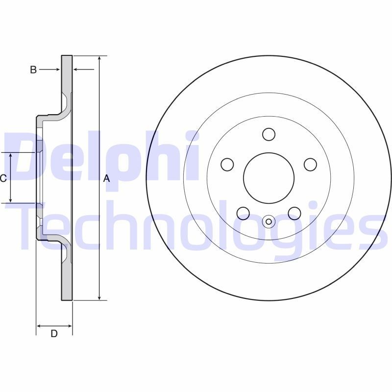 Opel MERIVA Wheel bearing 10763808 DELPHI BK1542 online buy
