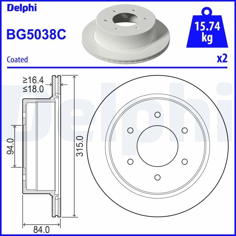 Great value for money - DELPHI Wheel bearing kit BK1619