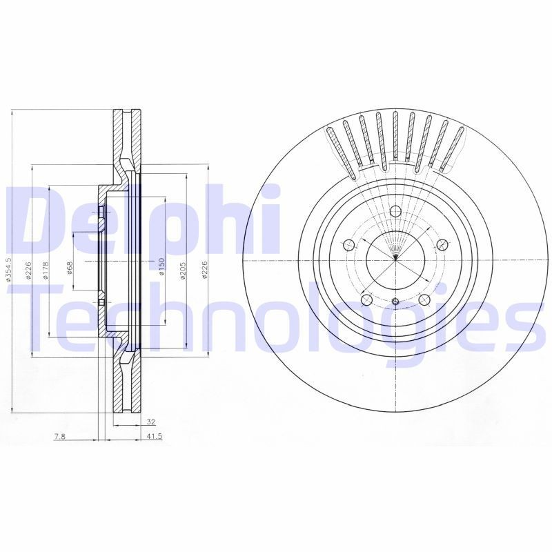 BK636 DELPHI Wheel hub assembly buy cheap
