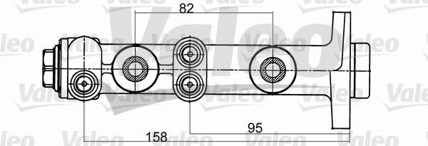 402098 VALEO Brake master cylinder FIAT Number of connectors: 3, D1: 19 mm