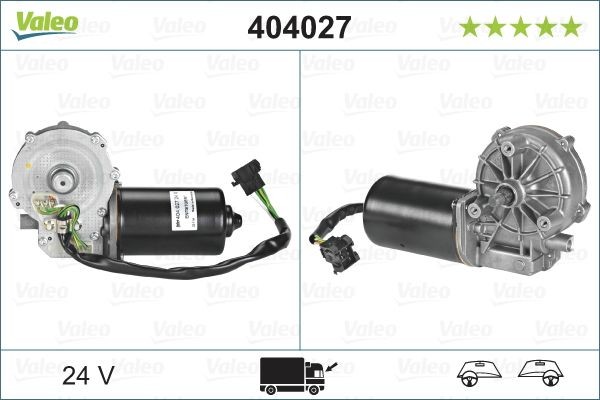 VALEO ORIGINAL PART 24V, Front Windscreen wiper motor 404027 buy