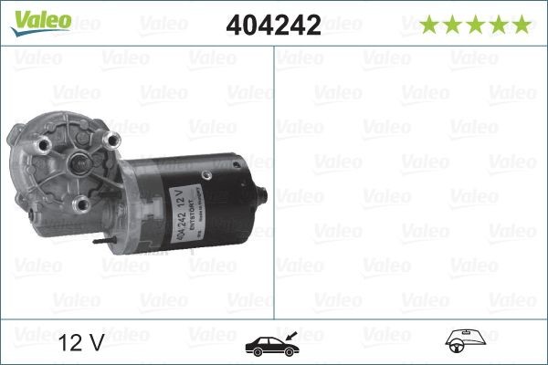 Audi A3 Wiper system parts - Wiper motor VALEO 404242