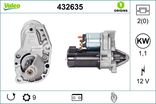 VALEO Starter motors 432635