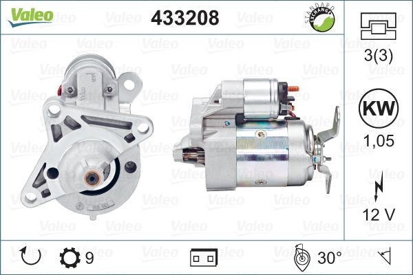 Great value for money - VALEO Starter motor 433208