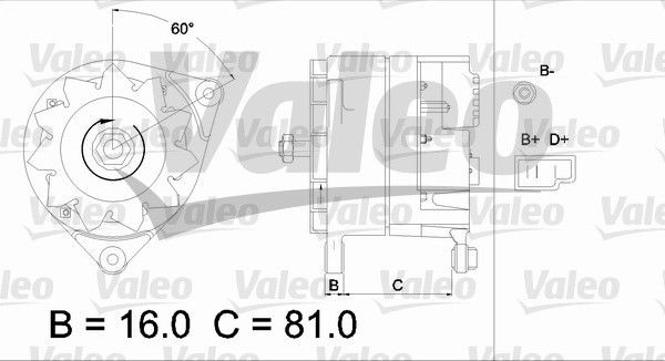 436166 VALEO Lichtmaschine für IVECO online bestellen