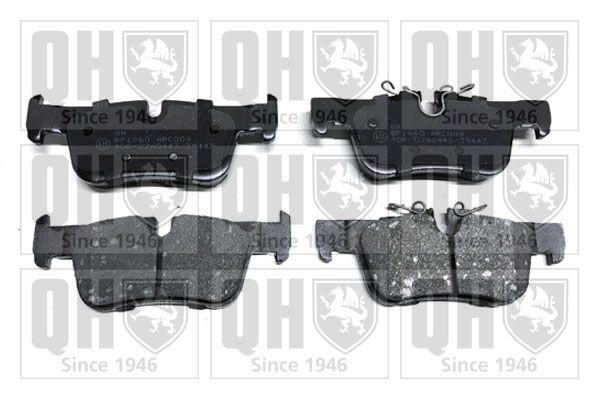 QUINTON HAZELL Height 1: 48mm, Height 2: 46,7mm, Width: 123mm, Thickness: 15,5mm Brake pads BP1860 buy