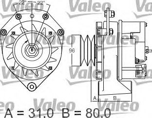 VALEO 436421 Lichtmaschine für DAF N 3300 LKW in Original Qualität