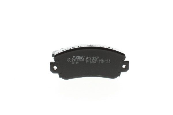 BPFI-1005 Set of brake pads BPFI-1005 AISIN incl. wear warning contact
