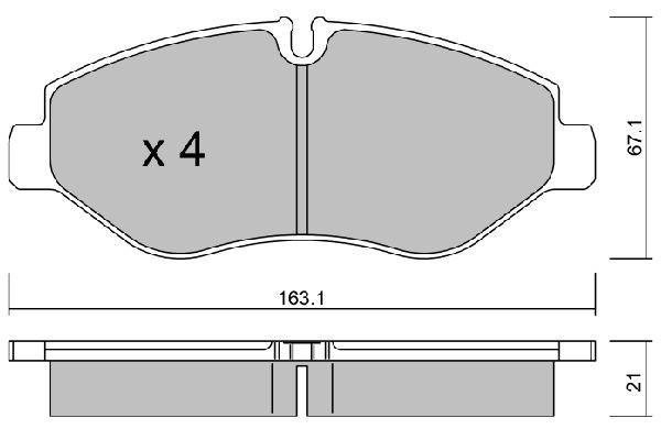 AISIN BPIV-1001 Brake pad set IVECO experience and price